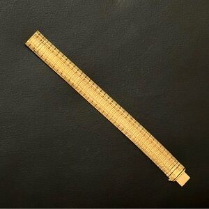 .925 Sterling Silver Milor 14K gold plated bracelet made in Milan Italy